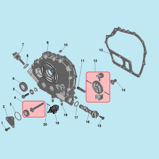 Крышка картера Champion DG3601E